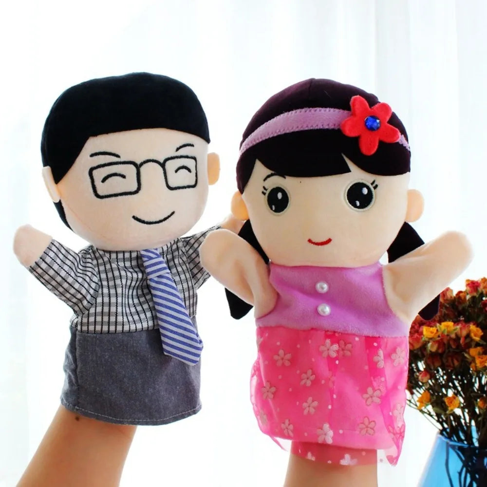 Family Hand Puppets | Soft Cloth Material | Storytelling Pack | Kids Gift Set