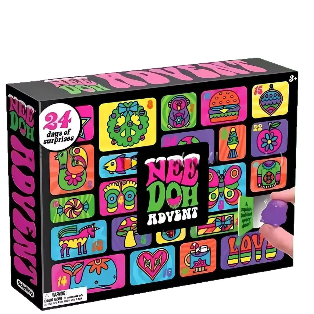 Advent Calendar | 2026 24 Piece Fidget Doll Countdown | Cartoon DIY Christmas Kit | New Year Party Gift