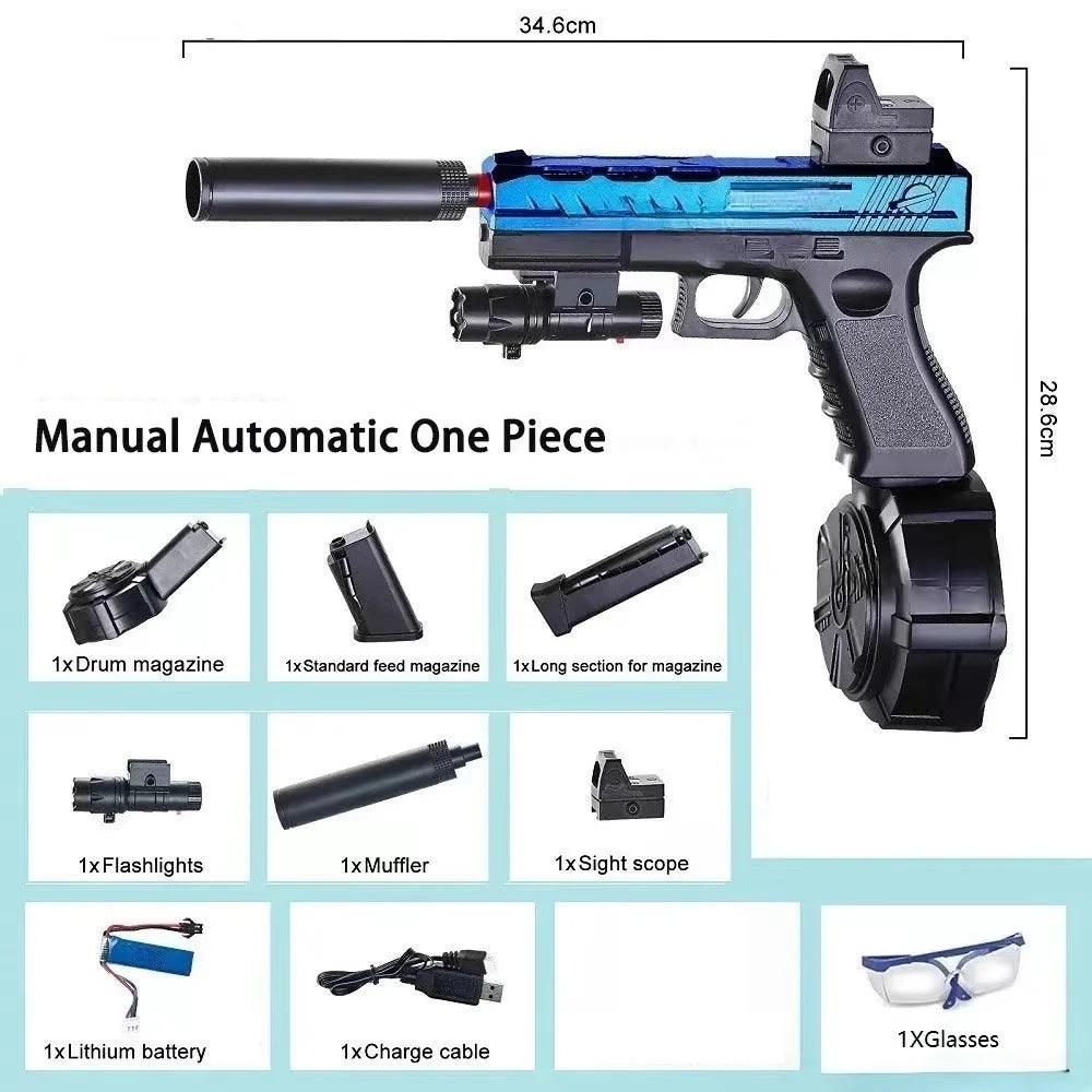 Electric Airsoft Pistol | Hydrogel Shot | Toylandeu™