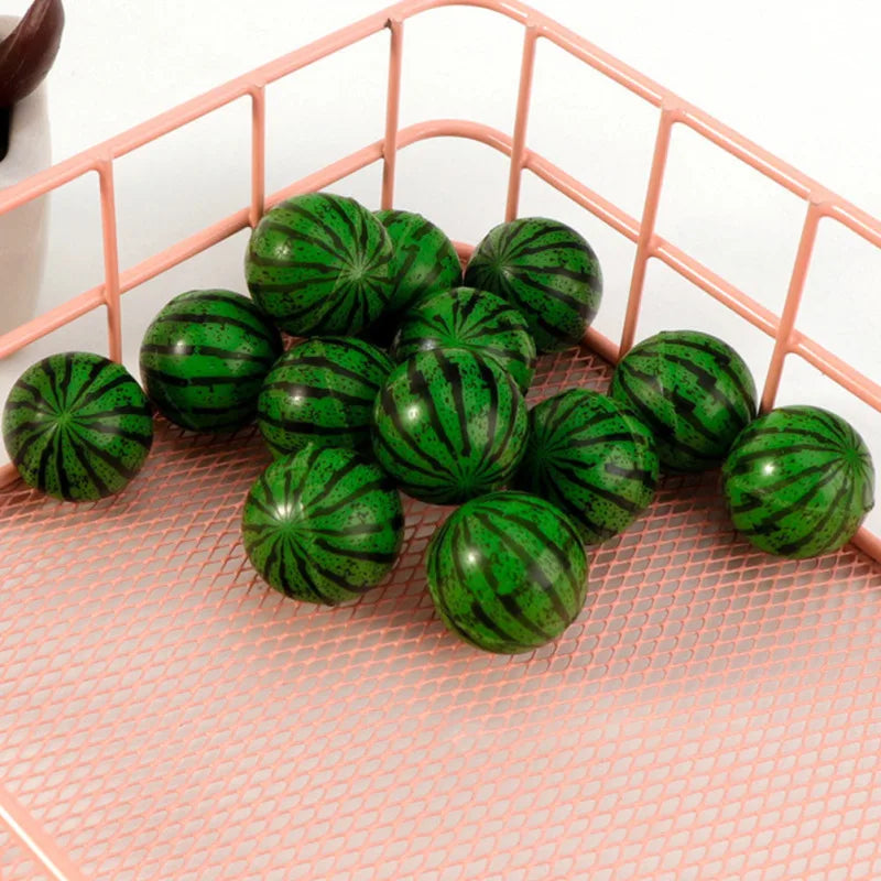 6-Piece Watermelon Pattern Bouncy Balls Educational Toy Set - ToylandEU