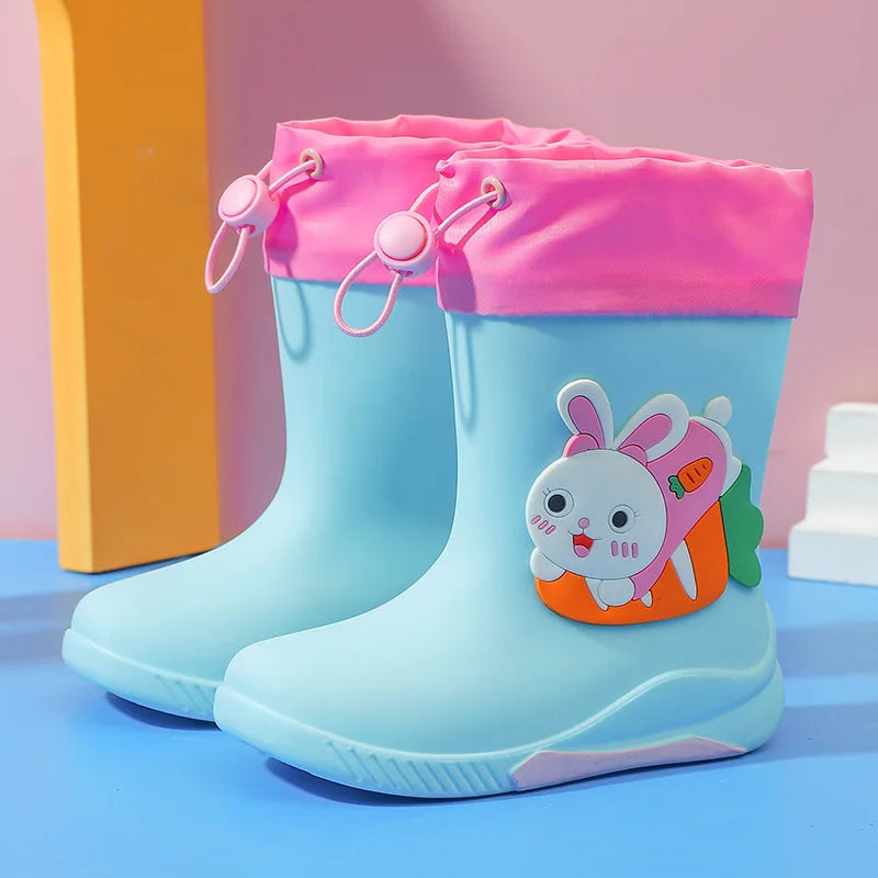 Kids Rain Boots | Waterproof | Non Slip | Youth Dinosaur Pattern