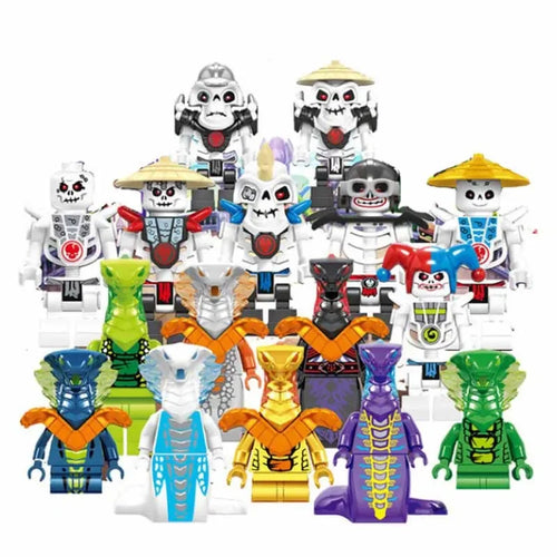 24-Piece Ninja Figures Set with Movable Joints and Accessories ToylandEU.com Toyland EU