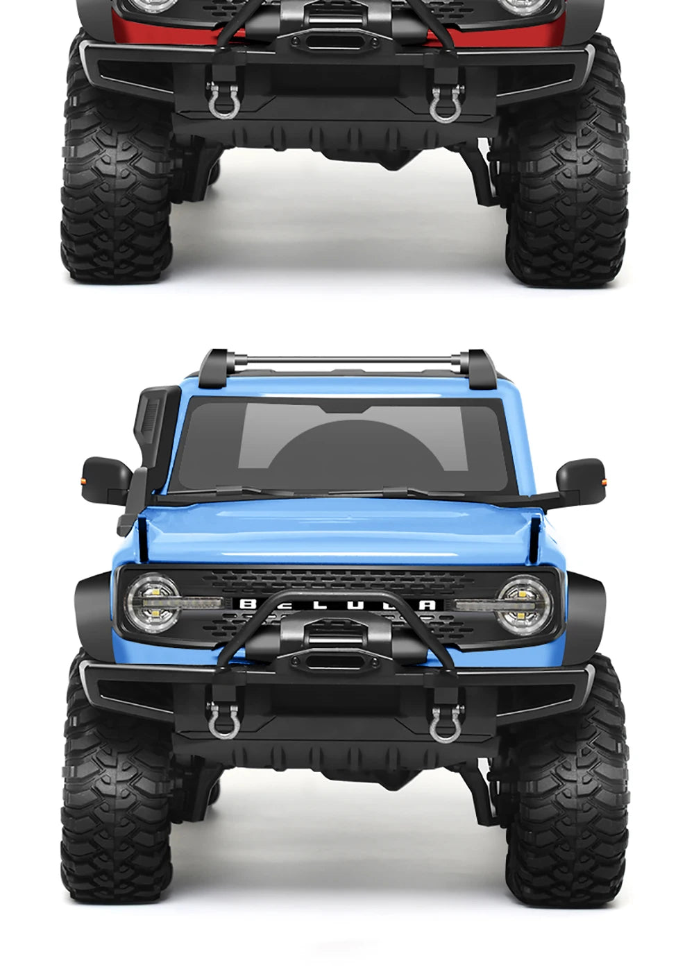 RC JMRC HB-R1001 1/10 Scale 4WD Remote Control Electric Climbing Truck - Professional RC Crawler with 2.4GHz Technology