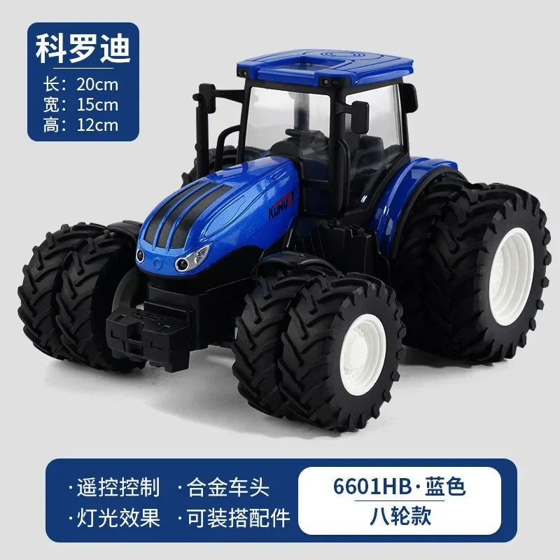 1/24 Scale 2.4g RC Tractor Simulated Engineering Construction Truck Remote - ToylandEU