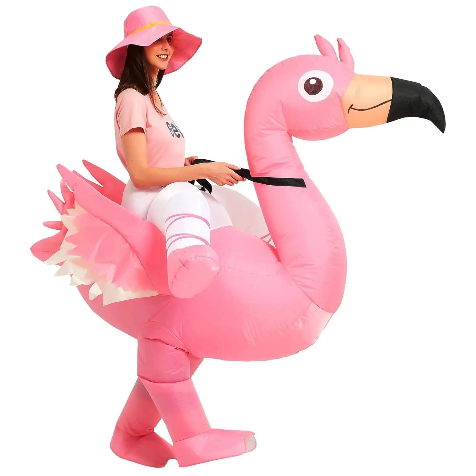 Adult Flamingos Inflatable Costumes Christmas Anime Cosplay Costume Flamingos Mascot Fancy Party Role Play Disfraz - ToylandEU