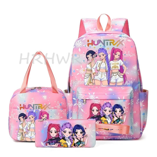 KPop Demon Hunters Backpack | Softback | Large Capacity 15 Liters | Unisex Travel Student Laptop Bag