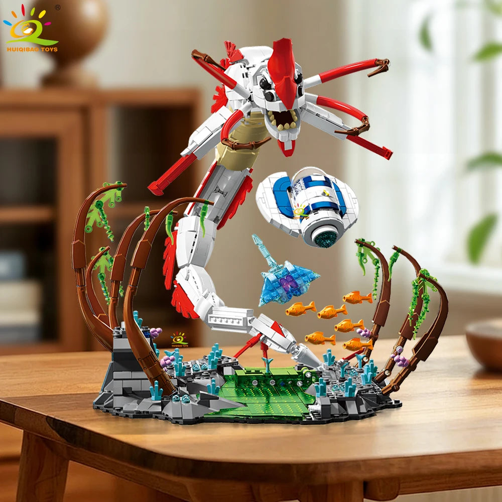 Building Blocks Set | 1355 Pieces | Lego Compatible | Deep Sea Monster