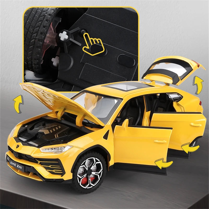 Alloy 1:24 URUS Bison Off-Road Sports Car Model - ToylandEU