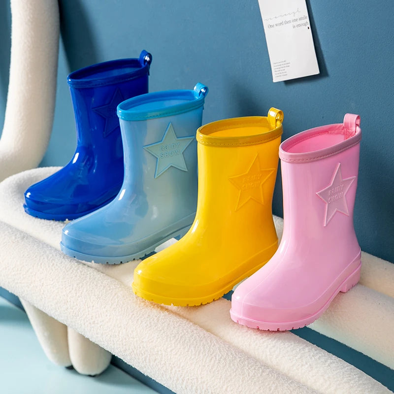 Kids Rain Boots | Waterproof Non Slip | Lightweight Eva | Youth Sizes 27 To 40
