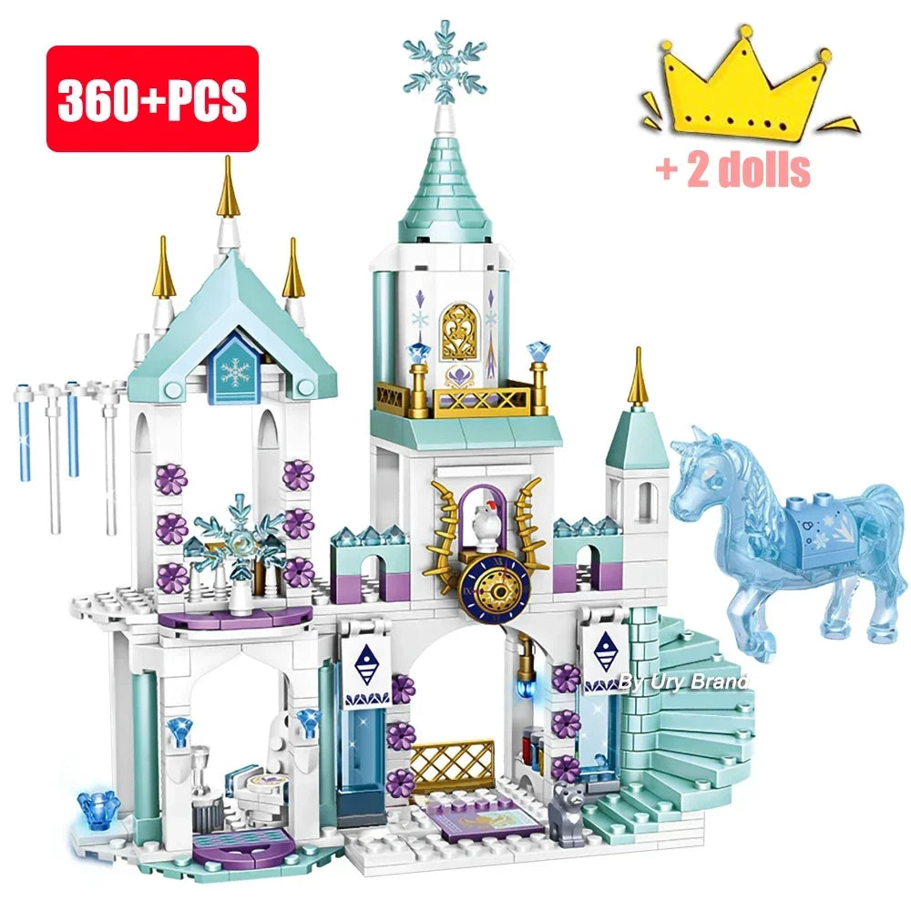 Royal Ice Princess Castle House Set for Girls Inspired by Friends Movies - ToylandEU