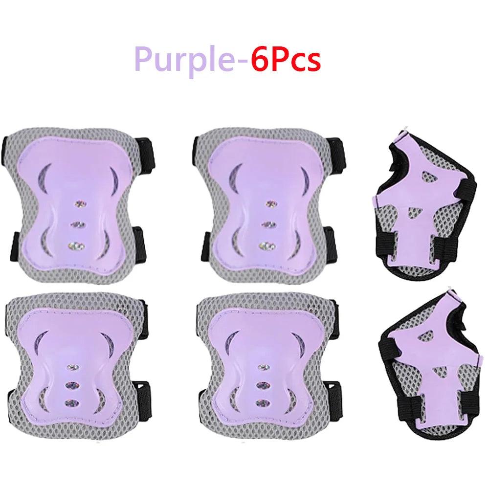 Youth Knee Elbow Pads | Soft Knit 6 Piece | Toylandeu™