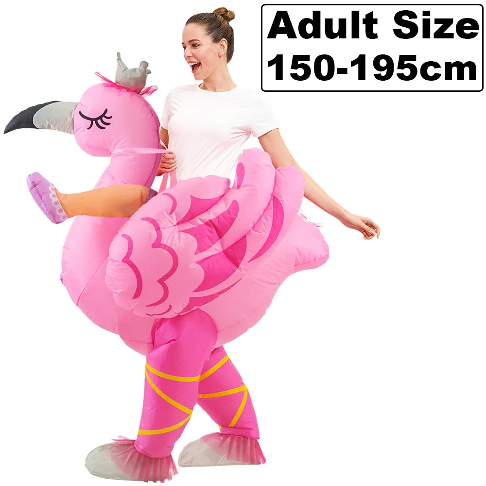 Inflatable Dinosaur Costume | Unisex Fit | Air Blown | Adult Youth Party Suit