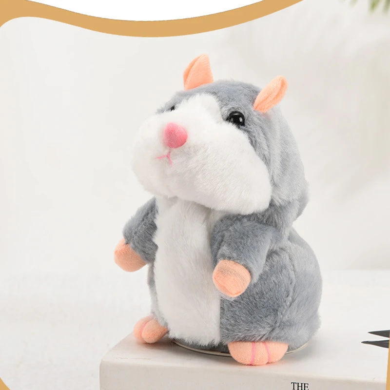 Charming 15cm Talking Hamster Plush Toy - Fun Sound-Recording Buddy