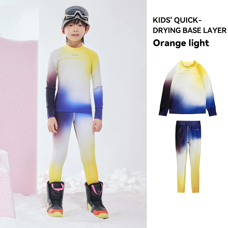 Girls Fleece Thermal Set | Quick Dry Fabric | Soft Stretch Fit | Youth Sizes