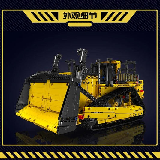 Remote Control Bulldozer | Electric RC Toy | Lego Compatible | Model 15084