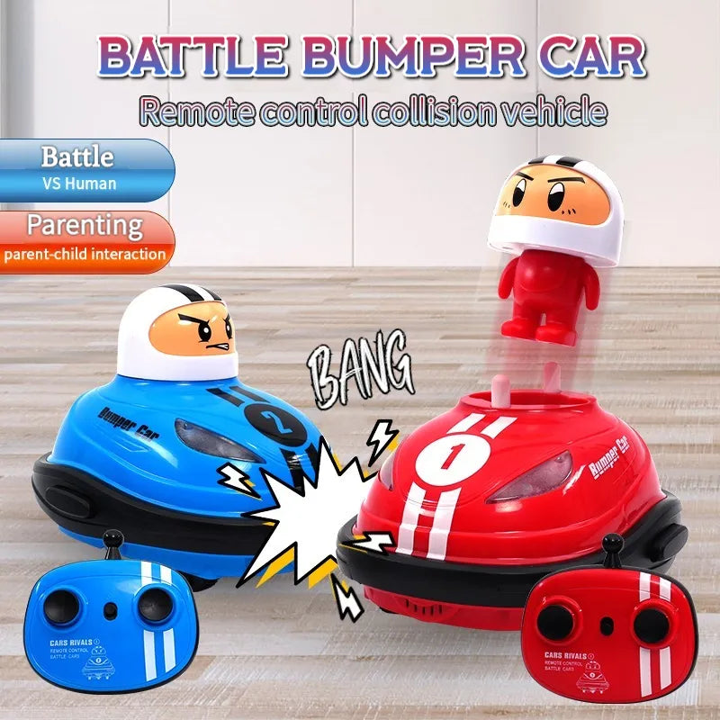 RC Toy 2.4G Super Battle Bumper Car with Pop-up Doll Crash Bounce Ejection - ToylandEU