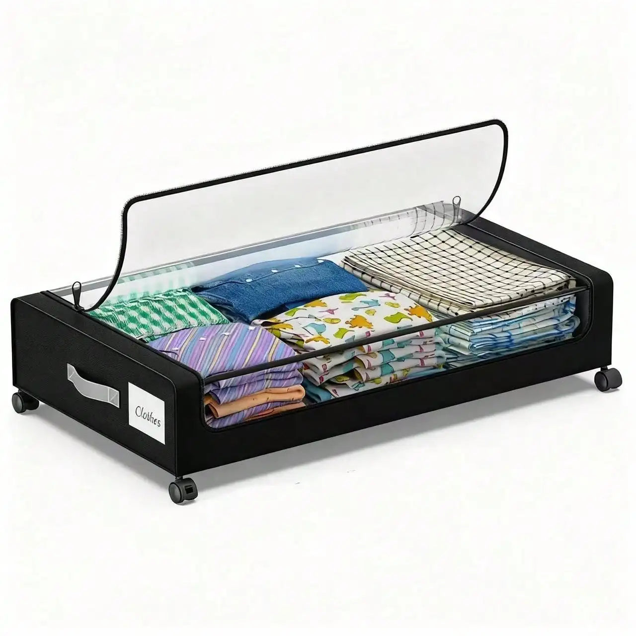 Under Bed Bins | Wheeled Zipper Lid | Toylandeu™
