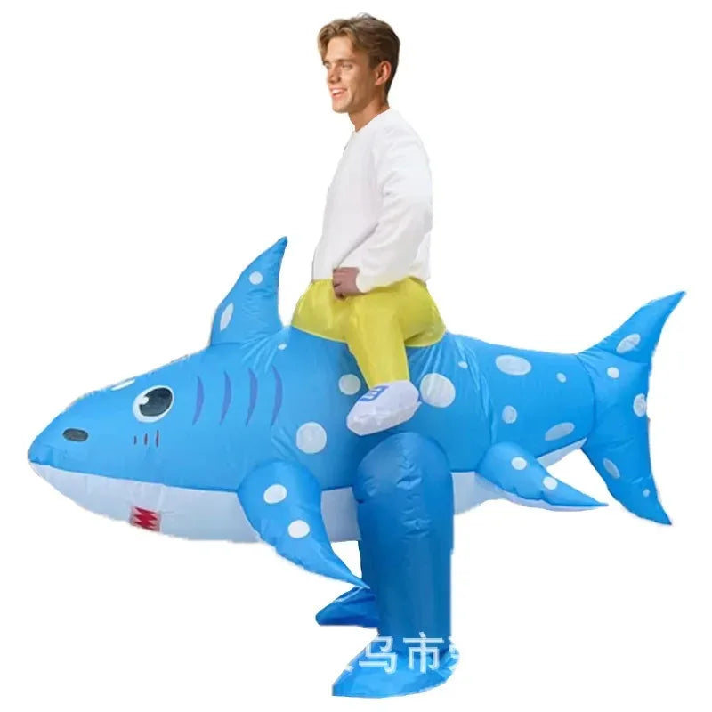 Jockey Costume Inflatable | Shark Dino Chicken & More Animal Styles