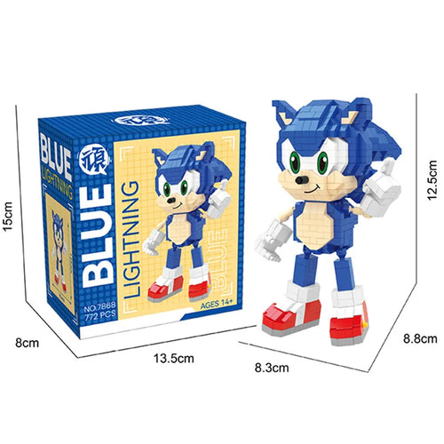 Sonic The Hedgehog  Building Blocks Action Figure Toy ToylandEU.com Toyland EU