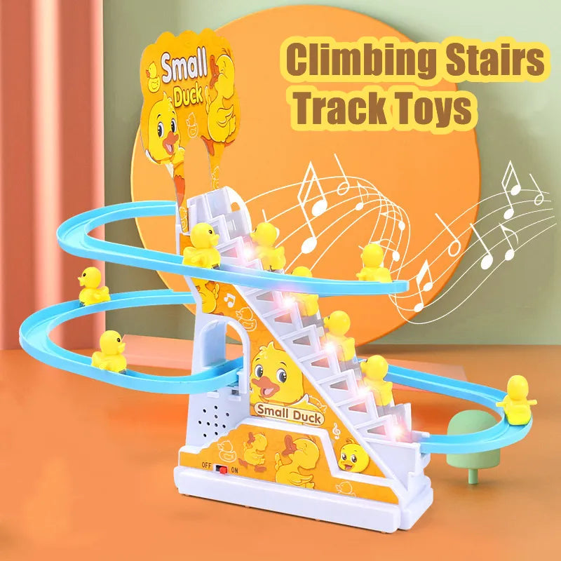 Duck Stair Climbing DIY Toy with Light and Music - ToylandEU