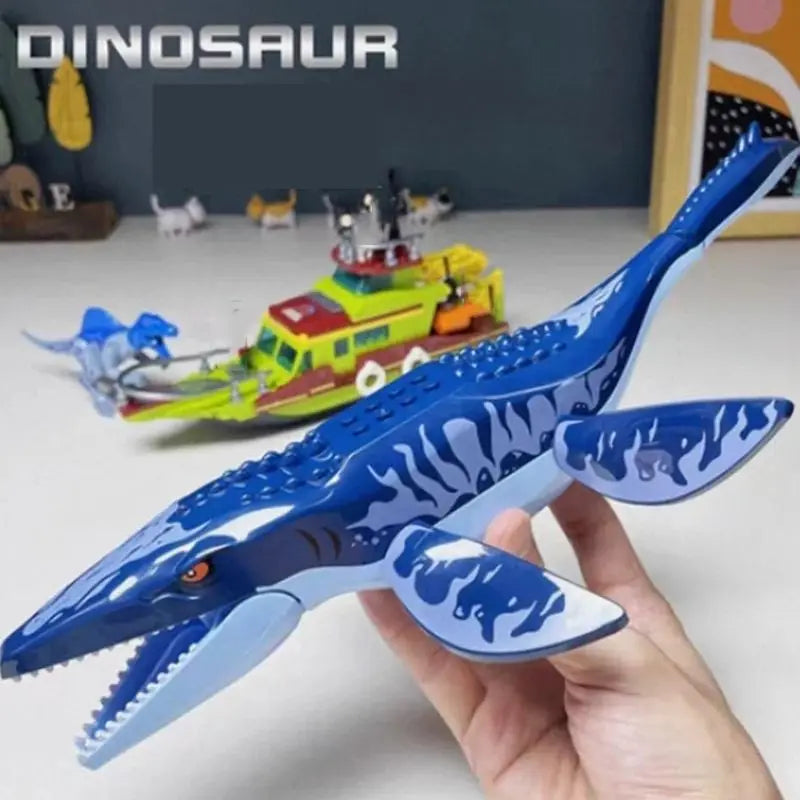 Jurassic World Mosasaurus Attack Bricks For Creative Play