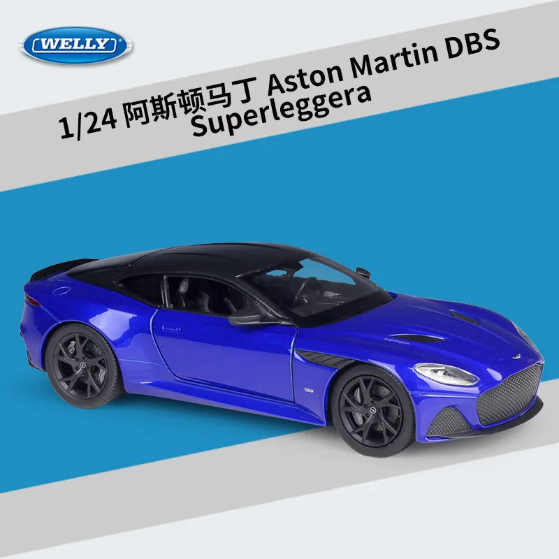 Diecast Car Model | Aston Martin DBS Superleggera | 1:24 Scale Alloy | 19.7 cm