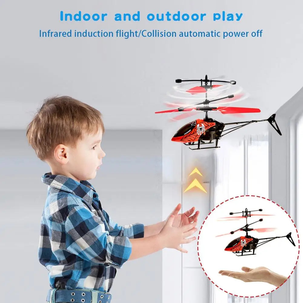 Mini RC Drone with Rechargeable Remote Control and Induction Technology