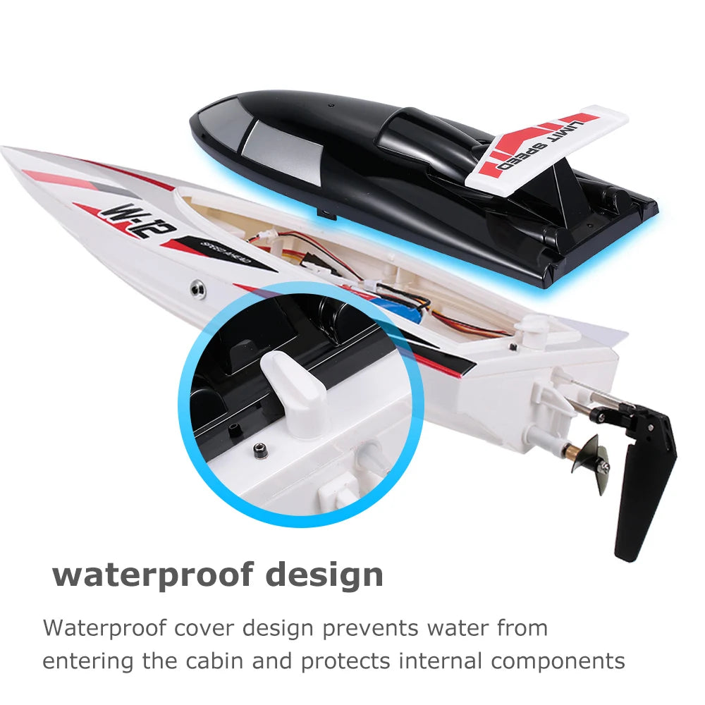 RC Speedboat with Automatic Flipping and Long Control Distance - ToylandEU