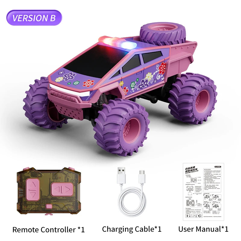 Alloy Remote Control Truck | 2.4Ghz Four Wheel Drive | 1:64 Scale | Kids Toy