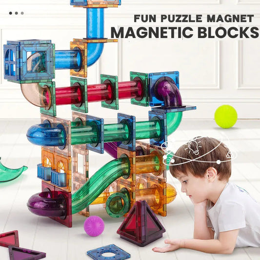 Magnetic Maze Ball Building Blocks - ToylandEU