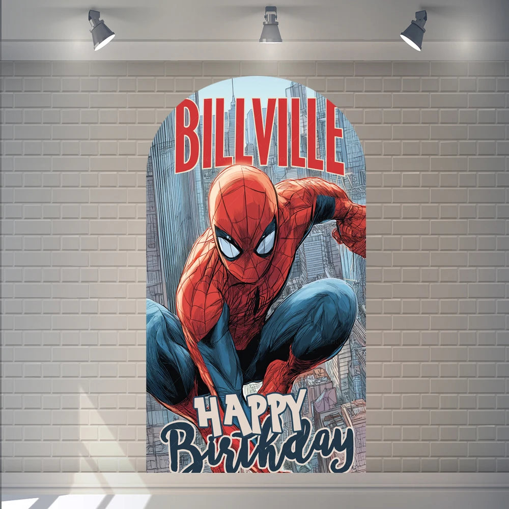 Photography Backdrop | SpiderMan Theme | Custom HD Print | Sizes