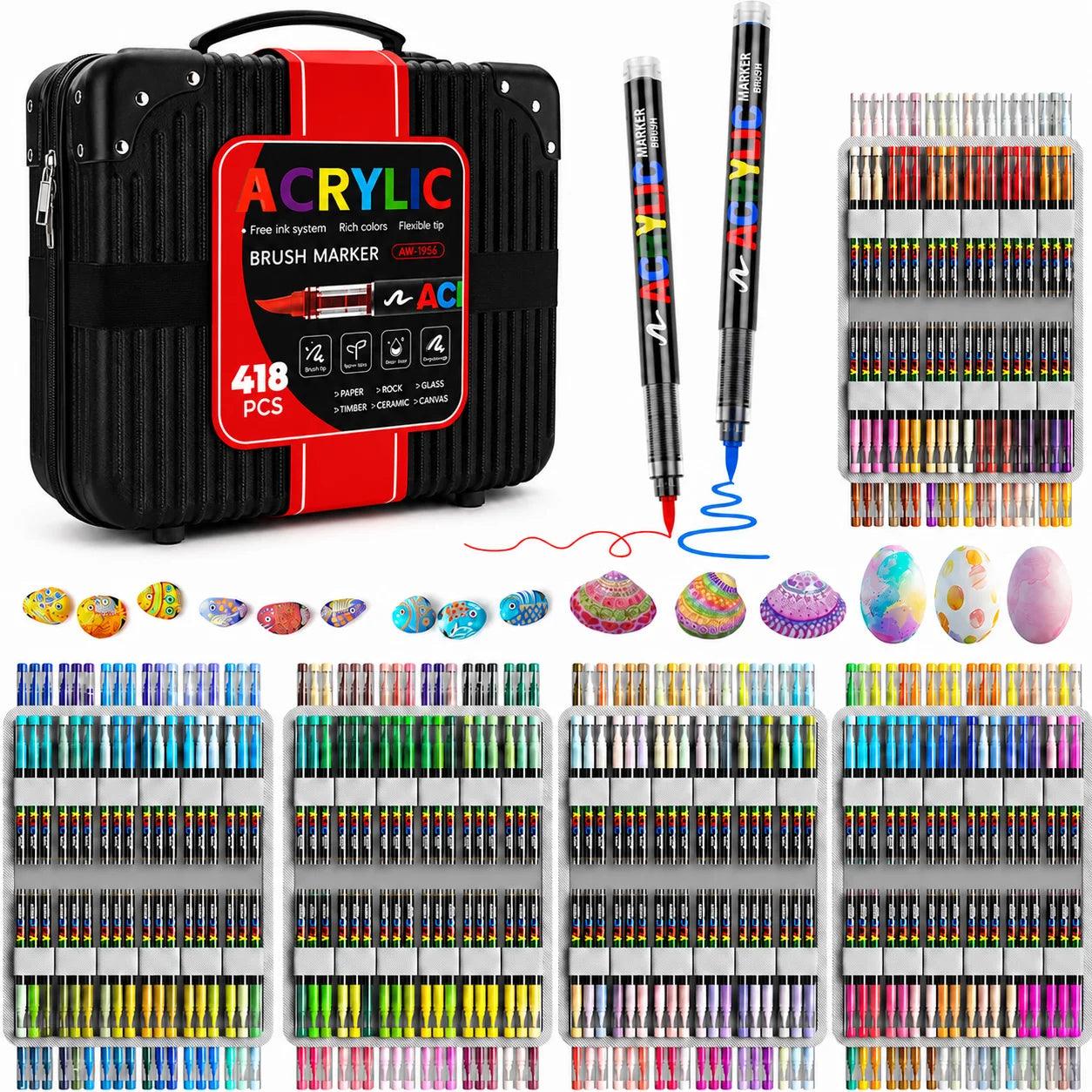 Acrylic Markers | 168 Colors Waterproof | Toylandeu™