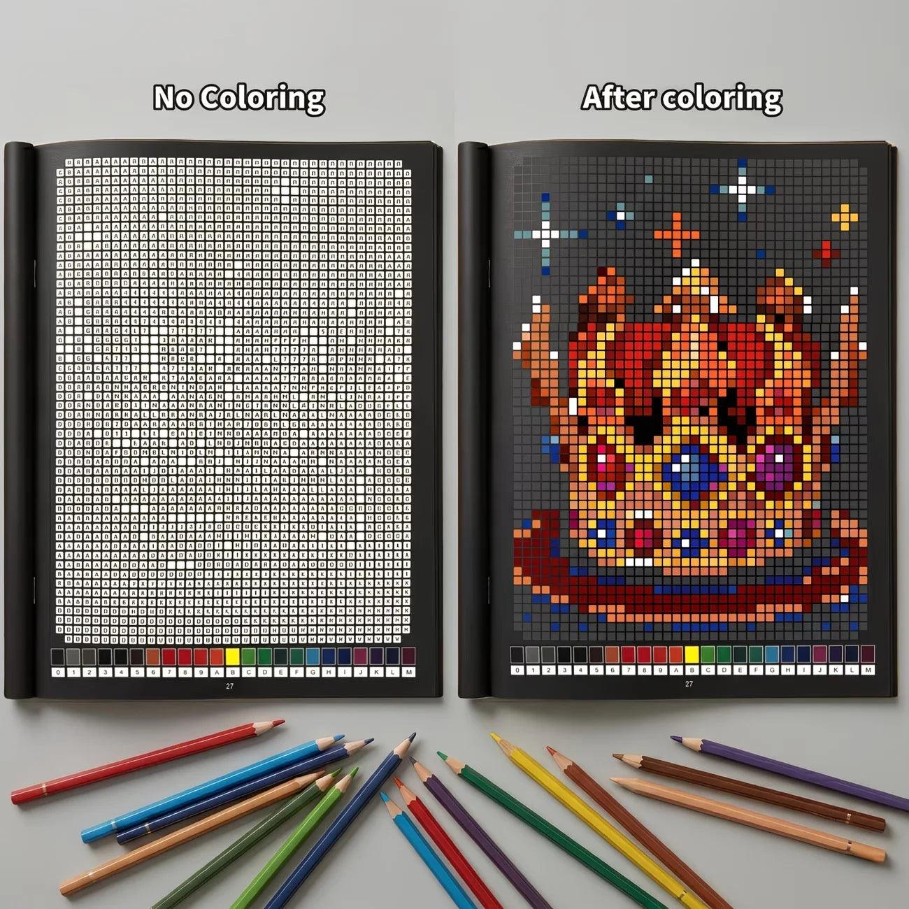 Color By Number Coloring Book | 32 Pages | Toylandeu™