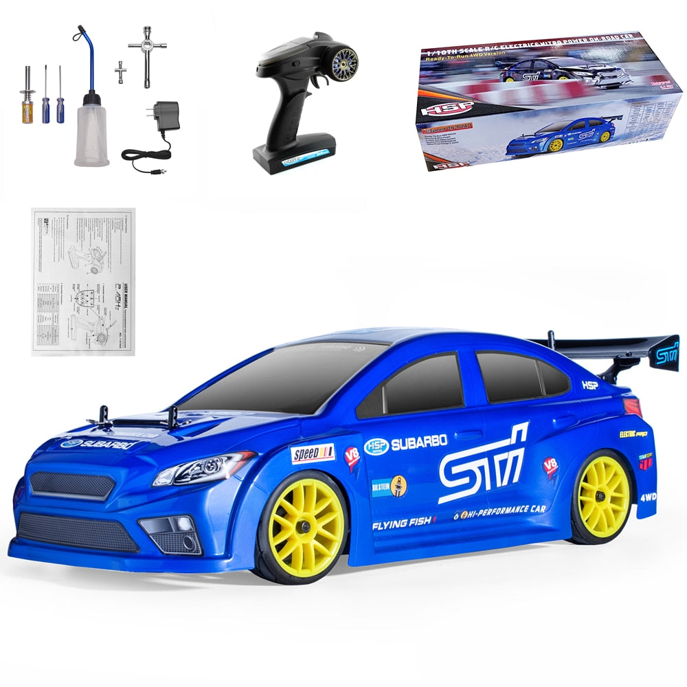 High Speed HSP 1:10 Scale Nitro Gas Drift RC Racing Car with Two Speed 4wd Power Toyland EU