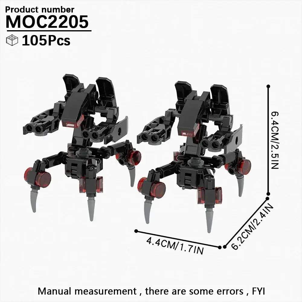 Space Droid Building Block Set Model Kit For Kids Learning - ToylandEU