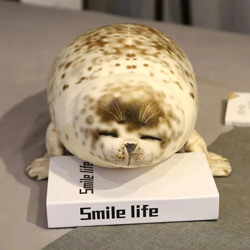 Soft 75cm Sea Lion Plush Toys Sea World Animal Stuffed 3D Simulation - ToylandEU
