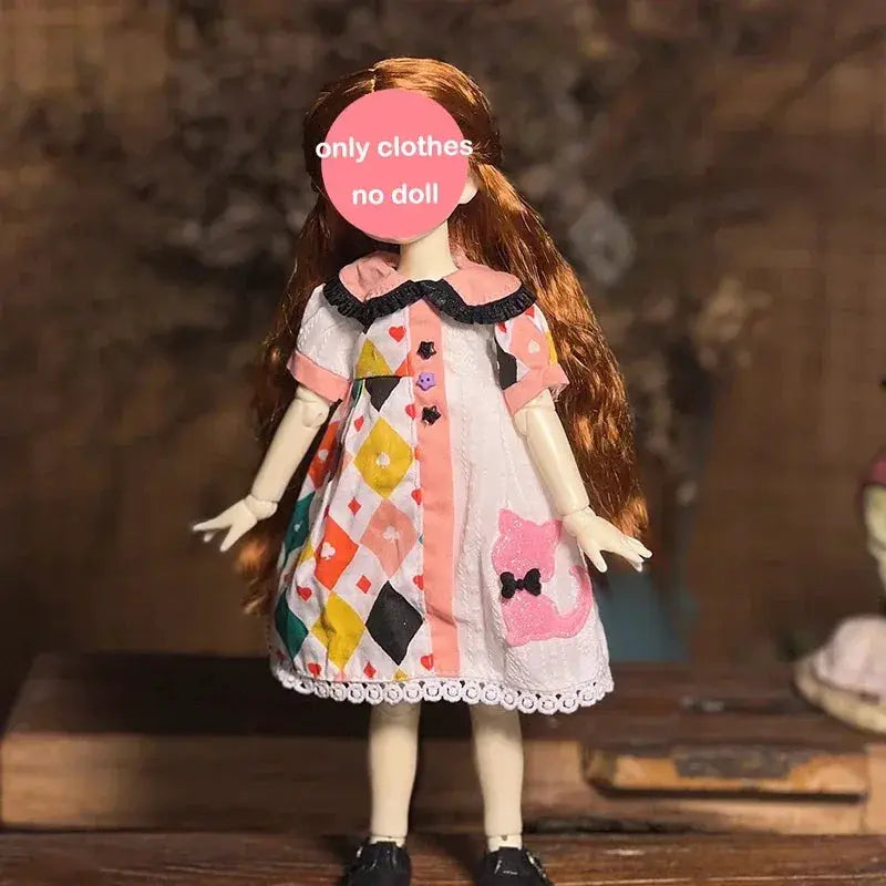 Lolita Doll Multi Layer Cake Skirt For One Sixth BJD - ToylandEU
