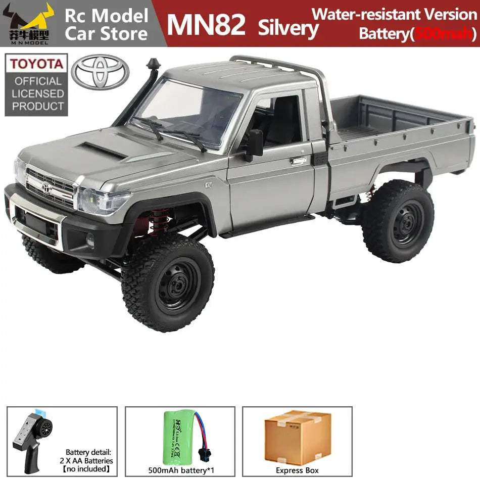 MN MODEL 1/12 4X4 Remote Control Diving Off-road Car Retro LC79 Truck Climbing All Terrain Vehicle Rock Crawler Toy for Adult - ToylandEU