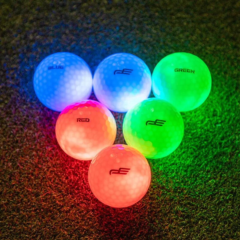LED Golf Range Balls - Set of 6 with 2 Layers for Practice ToylandEU.com Toyland EU
