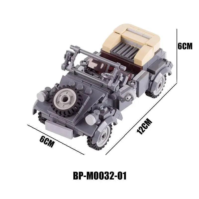 MOC Military Main Battle Tank Building Blocks WW2 Vehicle Gift Building Bricks MOC - ToylandEU