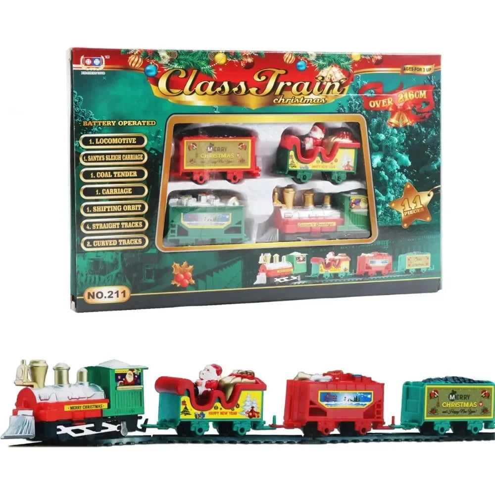 Santa Claus Mini Electric Train Set for Christmas Decoration - ToylandEU