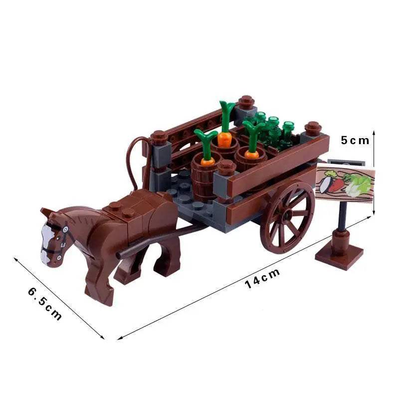 Medieval Castle Siege Weapons Building Blocks Army Knights Toys - ToylandEU