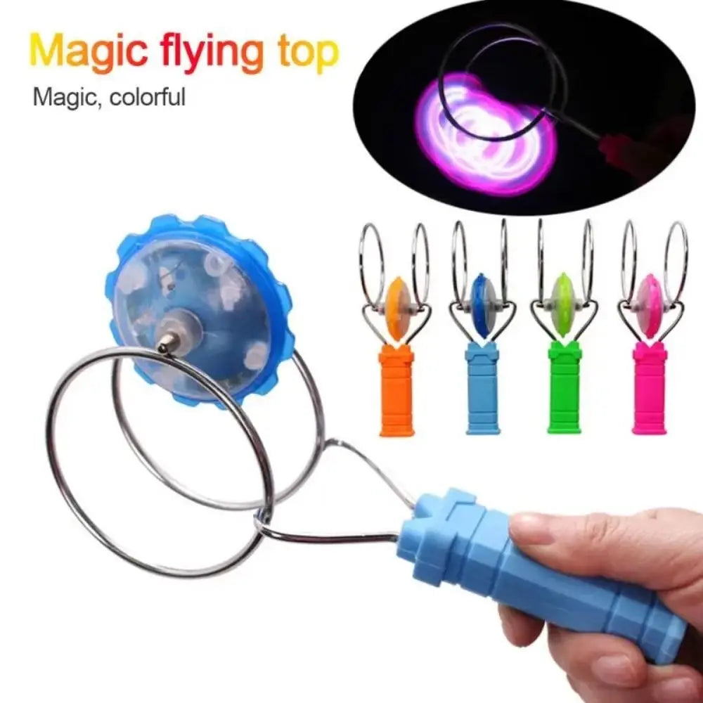 Glowing Luminous Magnetic Gyro with LED Lights - Creative Spinning Top - ToylandEU