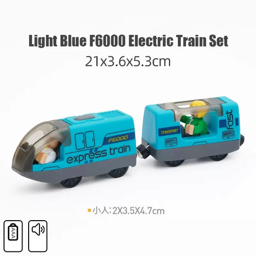 Battery Operated Locomotive Pay Train Set Fit for Wooden Railway Track ToylandEU.com Toyland EU