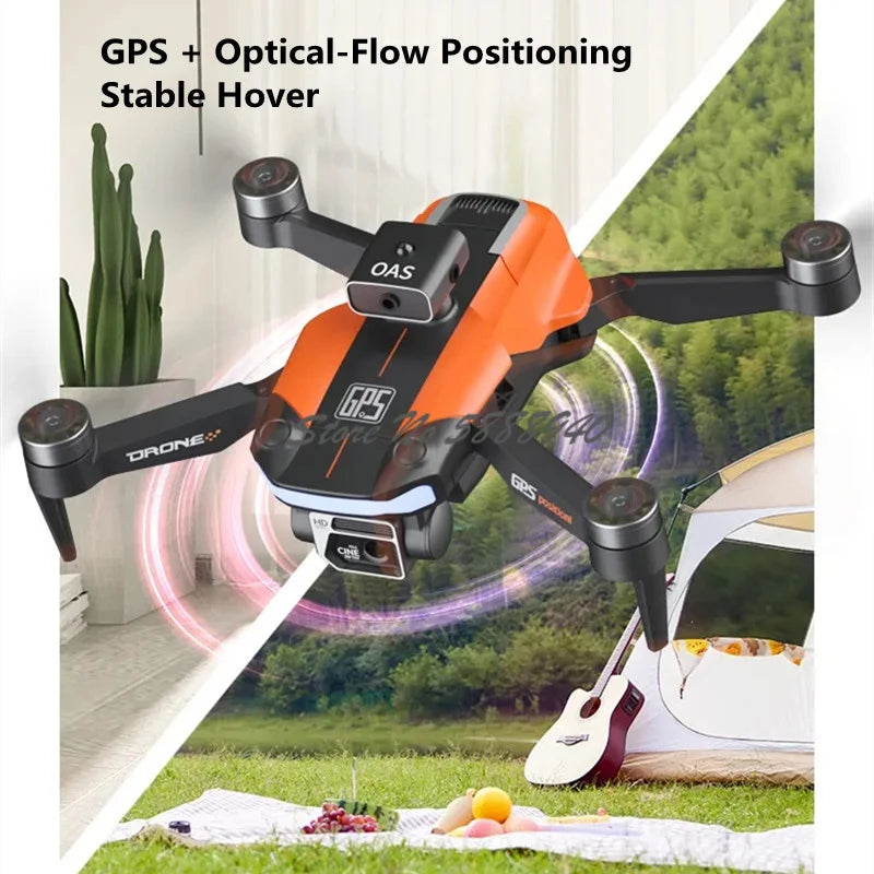 GPS Intelligent Obstace Avoidance RC Drone 8K ESC Camera Optical Flow
