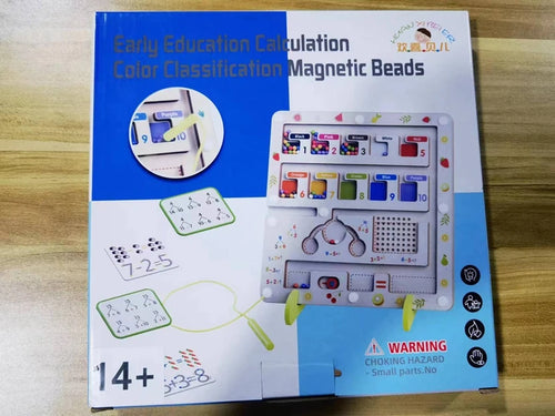 Montessori Magnetic Color Sorting and Math Toy with Bead Games for Kids ToylandEU.com Toyland EU