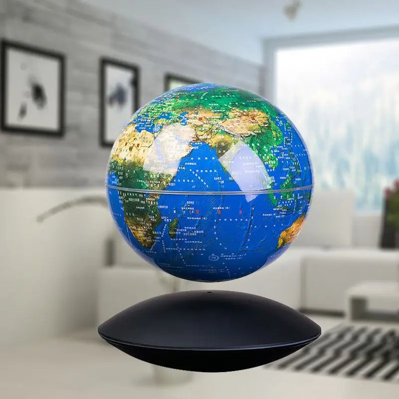 Levitating 6-inch Illuminated Magnetic Globe Rotation Display - ToylandEU