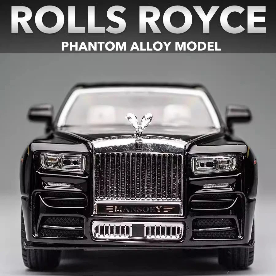 1:24 Rolls-Royce Phantom Zinc Alloy Diecast Toy Cars Model Simulated