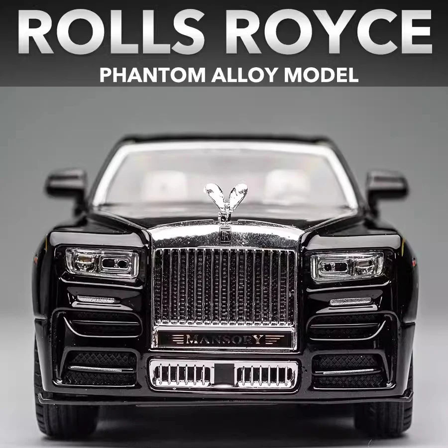 1:24 Rolls-Royce Phantom Zinc Alloy Diecast Toy Cars Model Simulated Toyland EU