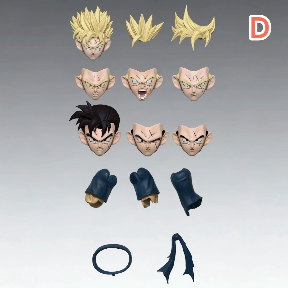 Figure Accessories Kit | Dragon Ball Z Goku Heads | Future Gohan | Pack 3.0